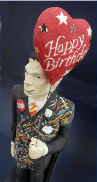 Malcolm Law
Frankenstein
Stoneware, T Material, under glaze colours with gold and silver lustre
Malcolm Law