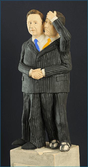 Malcolm Law Ceramics
The Clegameron, Clegg Cameron
�Malcolm Law
Stoneware, T Material, underglaze colours

