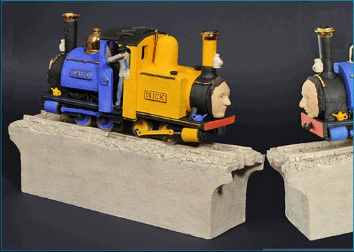 Malcolm Law Ceramics
Nick & Dave
Stoneware, T Material, underglaze colours plus gold and platinum lustre.
�Malcolm Law